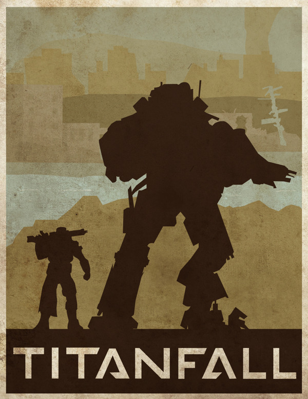 Titanfall Poster by Ryan Ritterbusch