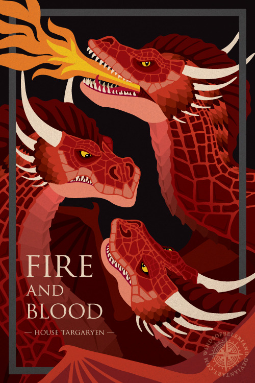 Game of Thrones House Posters by WindsOfBeleriand