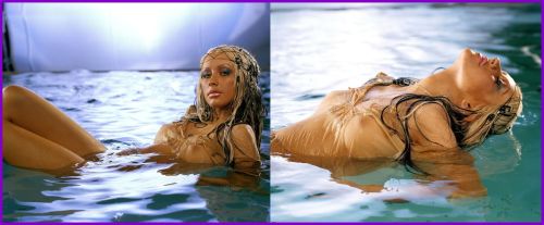 Christina Aguilara out takes with some nipple.