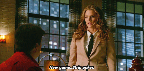 Stana Katic as Kate Beckett suggests playing strip poker