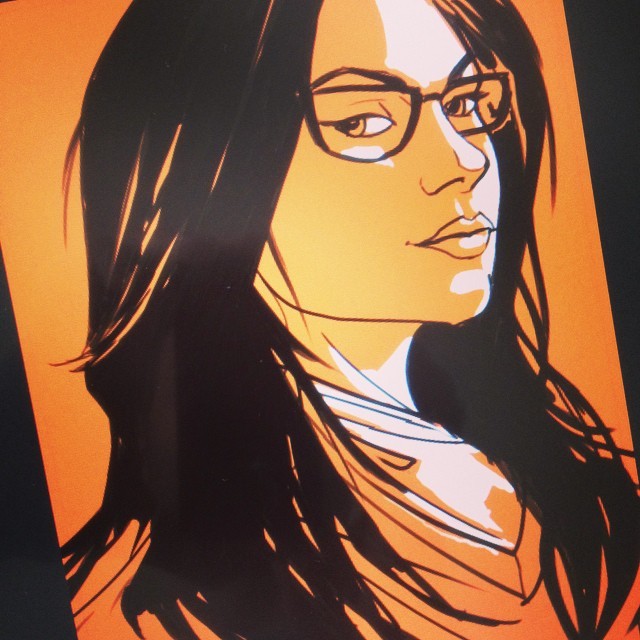 A work in progress illustration of #AlexVause (@LauraPrepon) from Orange is the new Black #oitnb