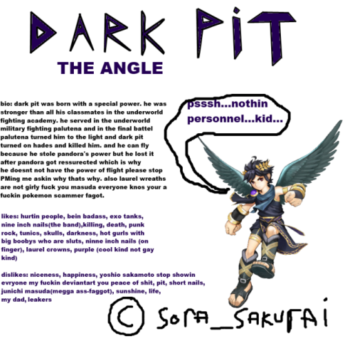 Dark Pit Kid Icarus