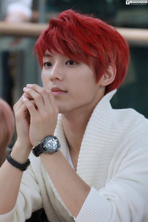 Btob Min Hyuk Red Hair