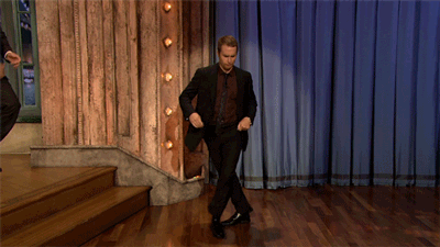GIF Set: Sam Rockwell on LNJF  And he’ll be back on the show tonight! There will be even more dancing.