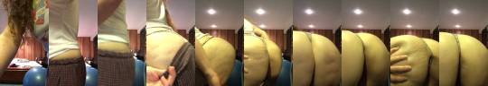msjigglypuffs:  Grabbing my fat, jiggly ass…spreading my big