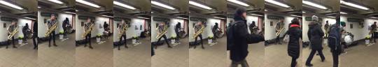 samhumphries:  riverofwater:  thetenk:  boss fight  This gave me pure unremitting joy  These guys are called TOO MANY ZOOZ and there is much enjoyment to be found on their youtube 