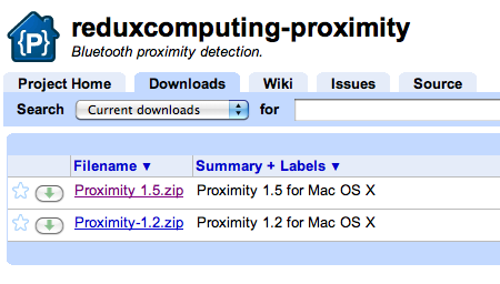 proximity download screenshot