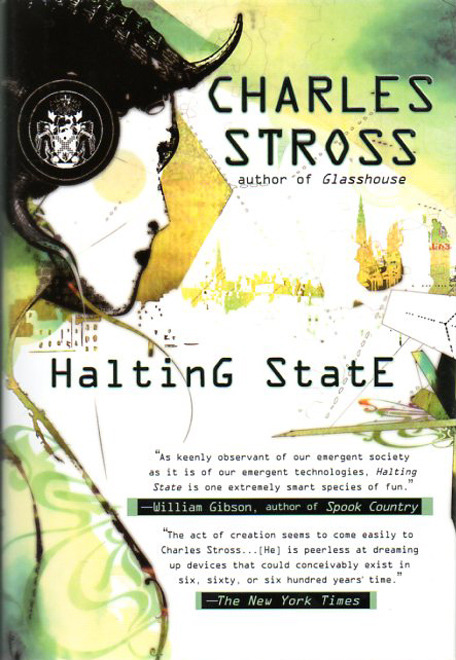 book club reading list: Halting State, Charles Stross