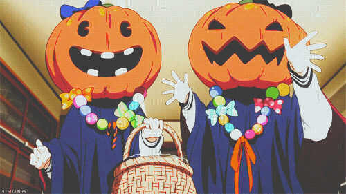 Resultado de imagem para anime halloween tumblr