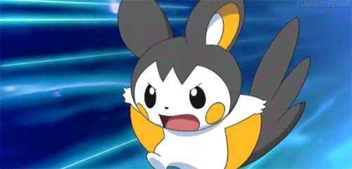 Hidden Power

Emolga&rsquo;s body becomes outlined in light green and it puts its hands together in front of it. One or three green-yellow orbs of energy then appear in between Emolga&rsquo;s hands and Emolga separates its hands, firing the orbs at the opponent.

