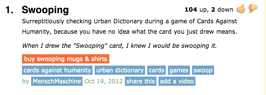 How to write an urban dictionary definition