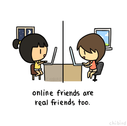 The benefits and dangers of online friendships