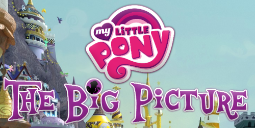 MLP: The Big Picture<br /><br /><br /><br /><br /><br />
This is the fan-project for making one GIGANTIC picture of all OCs and MCs! More information in our blog’s description and pages.<br /><br /><br /><br /><br /><br />
We are determined to get this thing started so submit your OCs/MCs to our submit box, details/guidelines provided there. ^^<br /><br /><br /><br /><br /><br />
Updates on the image will be updated every 5-25 ponies, depending on demand. We are hoping to get a large picture our amazing brony community and their creations! &gt;w&lt;<br /><br /><br /><br /><br /><br />
So go check out our blog and spread the word of our efforts!