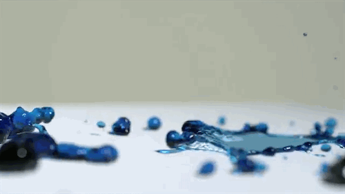 Hydrophobic materials have applications across many industries, from aviation to wind power. GIF credits: GE Reports
