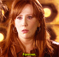 1k gifs doctor who dw Catherine Tate Donna Noble journey's end dwedit rtd  era rtdedit I cried so much while doing it mollyhopoer •