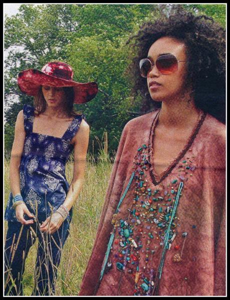 Vintage plus size hippie dresses