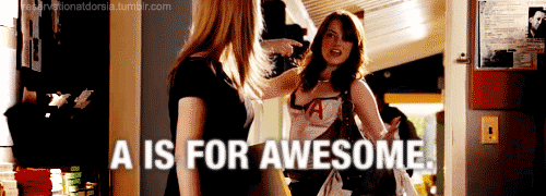 Easy A A is for awesome gif