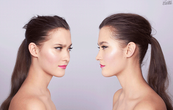 See Models Transform in Beauty GIFs by Elle Muliarchyk