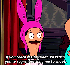 request photoshopped Bob&#39;s Burgers louise belcher character photosets nachos-and-rainbows ...