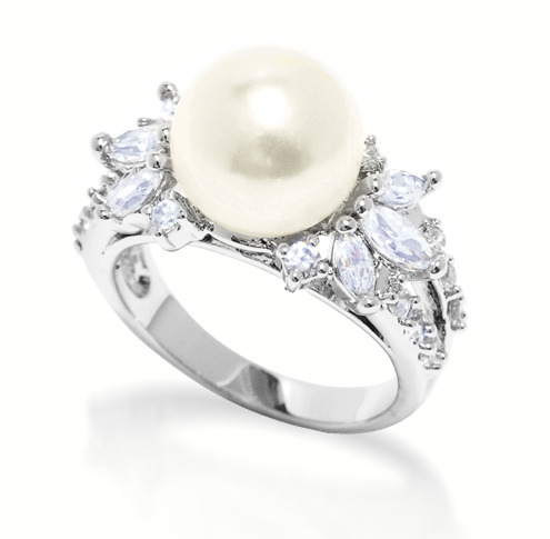 pearl wedding ring