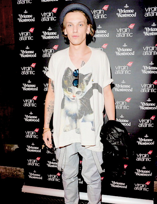 Jamie Campbell Bower attends the launch party to celebrate Virgin Atlantic’s new Vivienne Westwood uniform collection at Village Underground on July 1, 2014