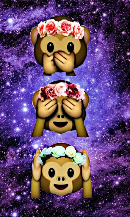 Monkey Emoji Galaxy Tumblr