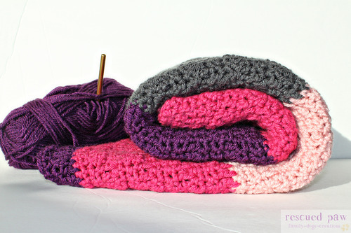 ripple crochet baby blanket pattern