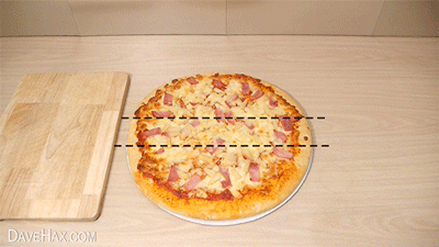 Как правильно резать пиццу