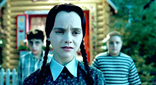 Image result for addams family values gif Wednesday