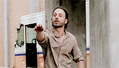 Image result for carl rick grimes gif