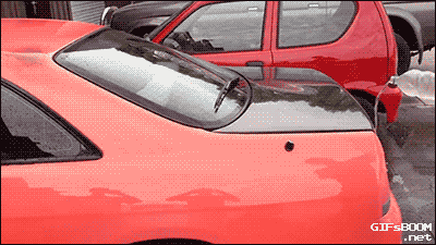 Автомобиль меняет цвет от температуры