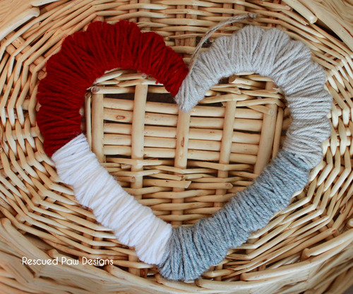 Yarn Wrapped Heart :: Easy Crochet -Yarn Wrapped Heart - Valentine's Day