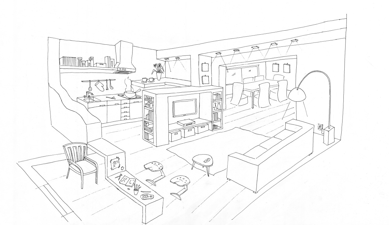 rooms in a house coloring pages - photo #36