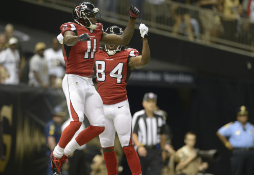 Julio Jones and Roddy White are in for a boatload of targets. (USATSI)