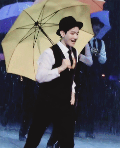 mygifs myedits exo exo k singing in the rain baekhyun 
