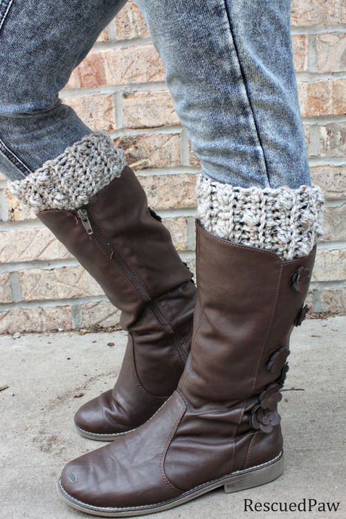 Free Boot Cuff Pattern to Make Today! - Free Crochet Pattern from Easy Crochet 