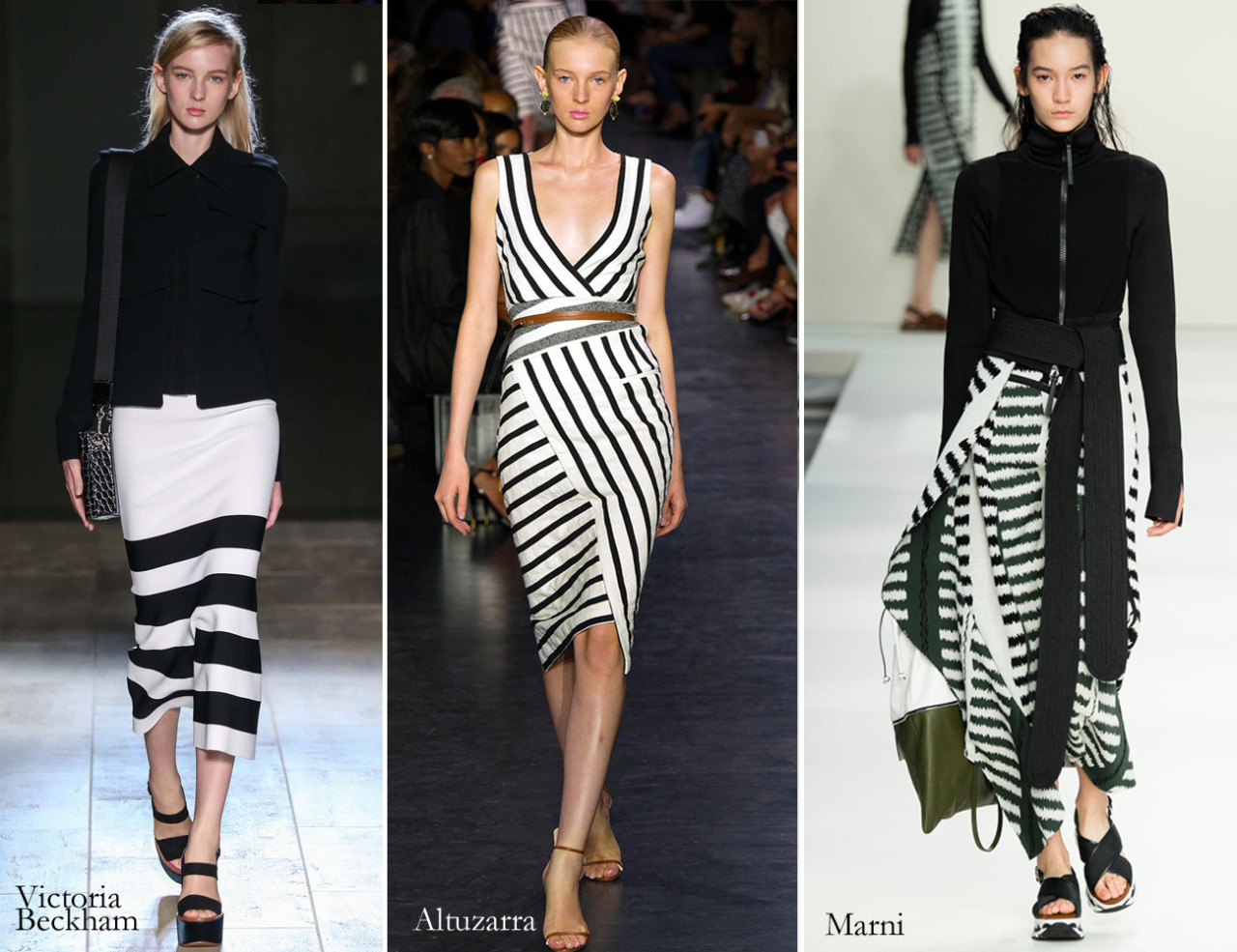 Inspected Trend: Spring Stripes (Victoria Beckham, Altuzarra, Marni)