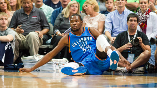 Kevin Durant's foot injury dramatically changes the Fantasy landscape. (USATSI)