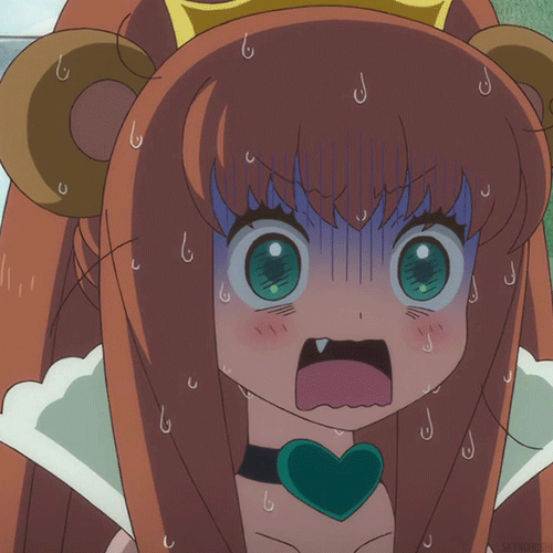 scared anime expression gif