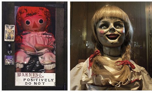 The real annabelle doll from conjuring
