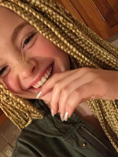 12 year old girl box braids