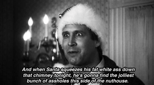 Image result for christmas vacation gifs nuthouse