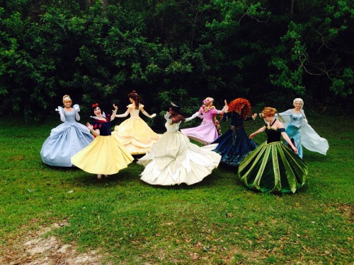 Royal Twirling Disney Princesses