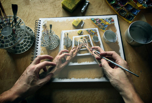 closings: Assignment 1: Paint what you see by balsamia on Flickr. wow 