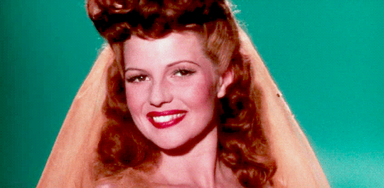 gif glamour old hollywood Cover Girl Rita Hayworth 1940s hennyproud •