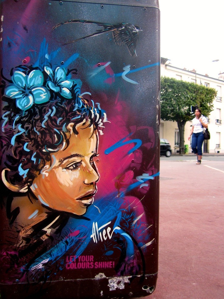 Let your colours shine by Alice Pasquini