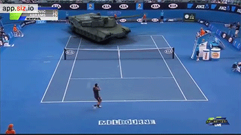 Теннис с танком