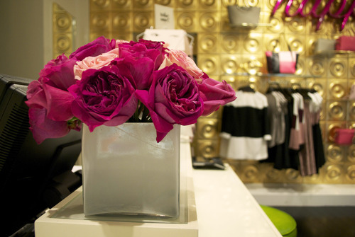 designer flowers and clothes