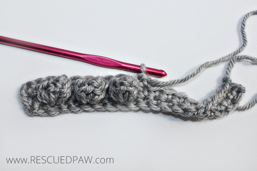 Learn to Crochet the Popcorn Stitch! Tutorial From Rescuedpaw.com