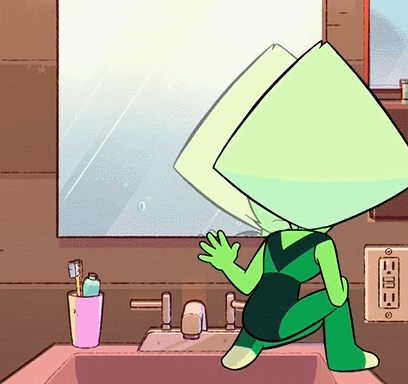 Image result for steven universe the great and lovable peridot gifs